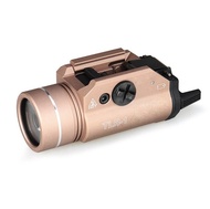 Tlr 1ไฟฉายติดตั้งลง P1ไฟฉายยุทธวิธีที่แข็งแกร่งลูเมน LED สูงไฟฉายภาคสนาม