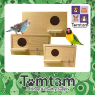 Bird Nest Box Wooden Palochina 5x7 | 5x9 | 6x10 Parrot Accessories