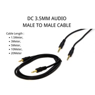 DC3.5MM AUDIO MALE TO MALE CABLE