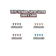 T-Work's 7075-T6 Alum. Servo Screw 4pcs.