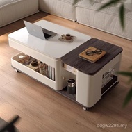 Luxury Board Tableside Mobile Apartment Table Simple Modern Creative Style Rock Simple Coffee Table 