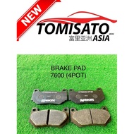AP RACING AP7600 4POT FRONT BRAKE PAD 1 SET  (NEW CHINA)