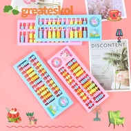GREATESKOL Abacus Calculation, Plastic 7 Beads Mental Abacus Calculation, Education Stationery 11 Co