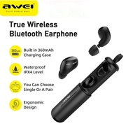 Awei T55 Gaming Earbuds Stereo Earphones True Wireless Bluetooth Sports Built-in Mic