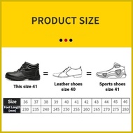 ♙ ﹍ ☪ Safety Shoes for Men Anti Slip Steel Toe Shoe High Cut Safety Boots Caterpillar Safety Shoes