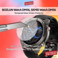 Bozlun DM56 / Skmei DM56 Tempered Glass Screen Protector, and TPU Soft Film (for bozlun smart watch,