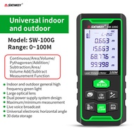 SNDWAY Laser Range Finder 50M 70M 100M Green Light Distance Meter Indoor/outdoor Trena Lazer Tape Measure Roulette Compar Tool