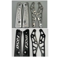 Windshield Set + Fall Protection Forza350 g1 g2 (Black-Silver)