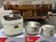 Nồi cơm Điện tử AMEY Lòng nồi Inox 304 Dung tích 1.8L Đa chức năng nấu cơm tách đường cơm cháy