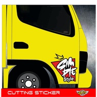 Truck sticker / truck canter door sticker