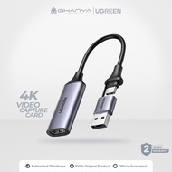 UGREEN 40189 Video Capture Card HDMI Adapter 2 in 1 Type C / USB HD 4K 60Hz Adaptor Tipe C Converter