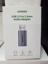 🌈 Ugreen usb 2.0 to 3.5mm audio adapter 轉插線