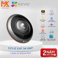 EZVIZ E4P Panoramic Wi-Fi Camera (6MP) – 360 Fisheye Viewing Angle, 2-Way Talk, AI Smart Warning