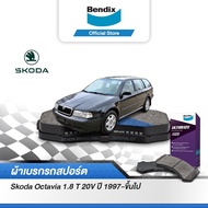 Bendix Brake Pads Skoda Octavia 1.8 T 20V (Year 1997-Up) Front Disc + Rear (DB1351 DB1192)