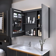 Singapore Seller : Mirror Cabinet Wall-mounted Smart Mirror Cabinet Bathroom With Storage Multi-function Mirror Cabinet