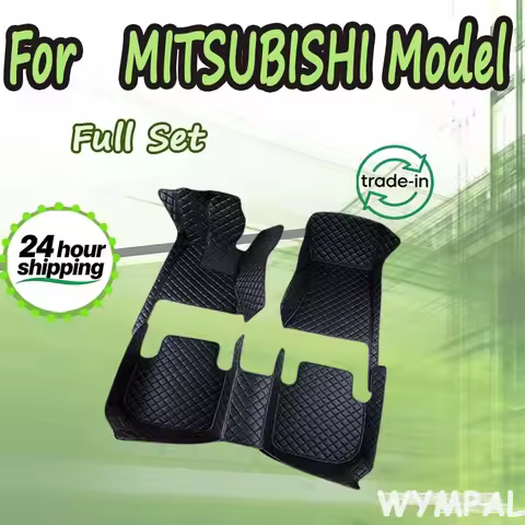 LUXURY Car Floor Mats For MITSUBISHI Pajero Sport Pajero 4 Pajero V93 Pajero V73 Outlander Peev Outl