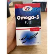 Omega3 Fort Fish Oil Supplement Box Of 100 Tablets