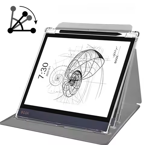Pencil Holder TPU Back Cover For Onyx Boox Note Air2 Air 2 Plus 10.3" eBook Multi-Angles Flip Stand 