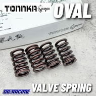 (OVAL) TONNKA WEAPON OVAL VALVE SPRING Y15ZR NVX155 Y16ZR OVAL VALVE SPRING 3.3 3.9mm/ Y15 VALVE SPR
