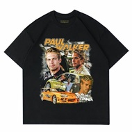 ใหม่ การออกแบบเดิมPaul walker เสื้อยืด - paul walker fast AND furious fast & furious furious สีดํา เ