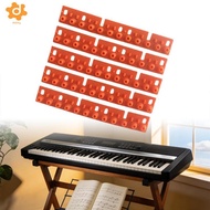 [Lacooppia2] 61 Key Digital Keyboard Conductive Rubber Pad Orange Contact Strip for Efficient Circui
