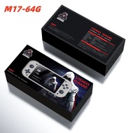 M17 คอนโซลวิดีโอเกม โอเพ่นซอร์สSistem Linux Pocket Video Playerแบบพกพา คอนโซลเกมย้อนยุค 43 "Tela 64G