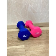 POTENCE Dumbell Neoprene 1kg Mini Barbell 1kg Barbell Dumbbell Dumbbell Neoprene 1kg Barbell Vinyl 1