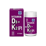 IPI VITAMIN D3 + K2 Bottle 25 tablet