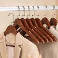Wooden Clothes Hanger Non-Slip sturdyDuty Wardrobe Organizer for Bedroom Entryway Closet