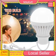 LED USB Lamp Bulb Light 5W/7W/12W With Hook Portable USB Outdoor Camping Light Indoor Reading Light 