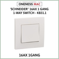 'SCHNEIDER'' VIVACE 1 WAY SWITCH 1GANG / 2GANG / 3GANG 16A