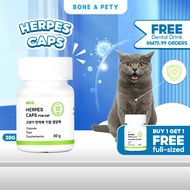 BONEAPETY KOREA Cat Herpes and Immunity Support Supplement Herpes Caps 60 Capsules
