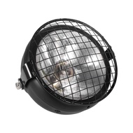 CG125 Modified Retro Headlight GN125 Retro Black Shell Round Headlight Motorcycle Accessories Headli