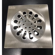 (PREMIUM) Bathroom Strainer Large Floor Drain/ 15x15 SUS304