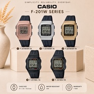 CASIO F-201WAM WATCH WOMAN WATCH UNISEX WATCH VINTAGE SERIES RETRO DIGITAL RESIN WATCH UNISEX JAM TA