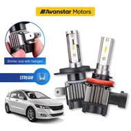 2PCS *1 Year Warranty* Compatible with Honda Stream Mini 1:1 Car LED Headlight Foglight 4300K/6000K 