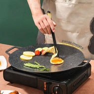 Korean Multifunction Conduction Frying Pan Non-Stick Frying Pan Grilled Bbq Round Thin