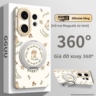 Ốp lưng GGUU cho vivo s30 pro mini s30 bằng silicon siêu bền sạc từ tính và có dây đeo