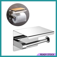 Wall Mount Stainless Steel Roll Toilet Paper Holder Bathroom Towel Tissue Tempat Gantung Tisu Tandas