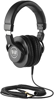 512 Audio Academy Over-Ear, Closed-Back Studio Monitor Headphones for Recording, Podcasting or Broad