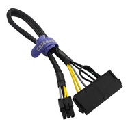 COMeap 24 Pin to 6 Pin ATX PSU Power Adapter Cable for Dell Motherboard with 6 Pin Port 13.3-inch(34
