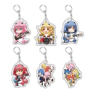 Bocchi the rock Goto Hitori Ijichi Nijika Ikuyo Yamada Ryo Anime Manga Acrylic Pendant  Keychain Key
