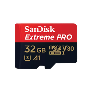 SanDisk Extreme Pro microSDHC, SQXCG 32GB, V30, U3, C10, A1, UHS-1, 100MB/s R, 90MB/s