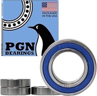 PGN 6007-2RS Sealed Ball Bearing - 35x62x14 - Lubricated - Chrome Steel (4 PCS)