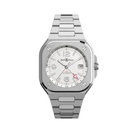 Bell & Ross BR05G-SI-ST/SST Men's Watch BR 05 GMT WHITE Date Square Automatic 41mm SS Bracelet *Orig