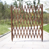 Outdoor Antiseptic Wood Fence Retractable Solid Wood Fence Lattice Garden Fence Fence Wall Decoratio