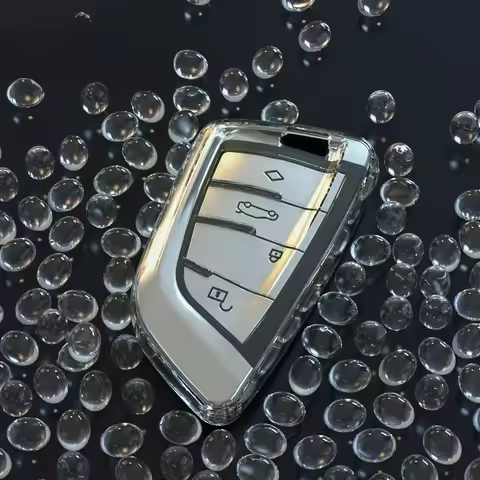 TPU Car Key Cover Transparent remote Case for BMW 1 2 3 4 5 6 7 Serie X1 X2 X3 X4 X5 X6 F10 F20 F30 
