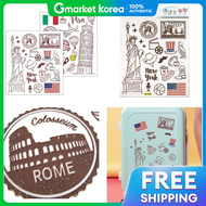 Cafe Dj77Zk00 Store Kids Room Kitchen Window Carrier Sticker Statue of Liberty