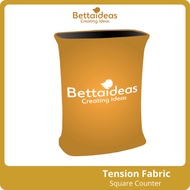 BETTAIDEAS TensFast Tension Table Exhibition Booth Counter  Rectangle / OVal Shape