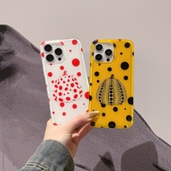 Yayoi Kusama Pumpkin Soft phone cases for iphone 16 Pro Max i16 15 Pro Max 15 14 Pro Max  i14 13 Pro